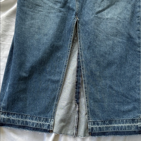 GAP Women's Blue MAXI Denim Skirt - Picture 5 of 6